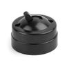 fivekim Retro Single-Control Switch Surface Mounted Wall Light Button Old-Fashioned Single Control Wall Switch Black