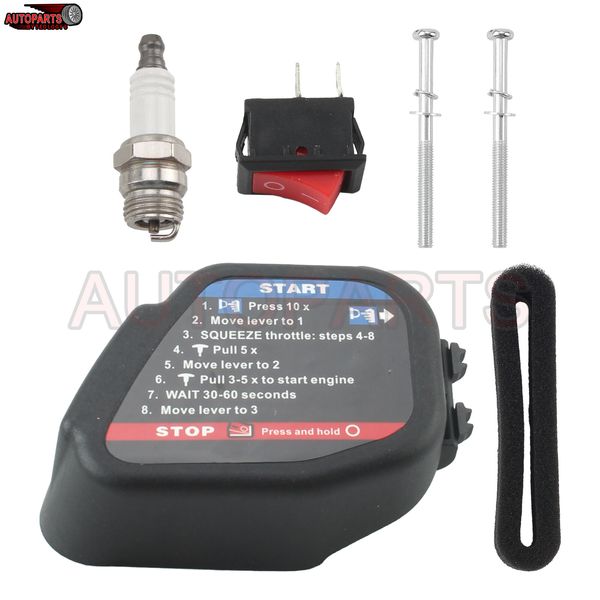 For MTD 753-06415 Air Cleaner Cover Assembly & Air Filter & Spark Plug Switch US