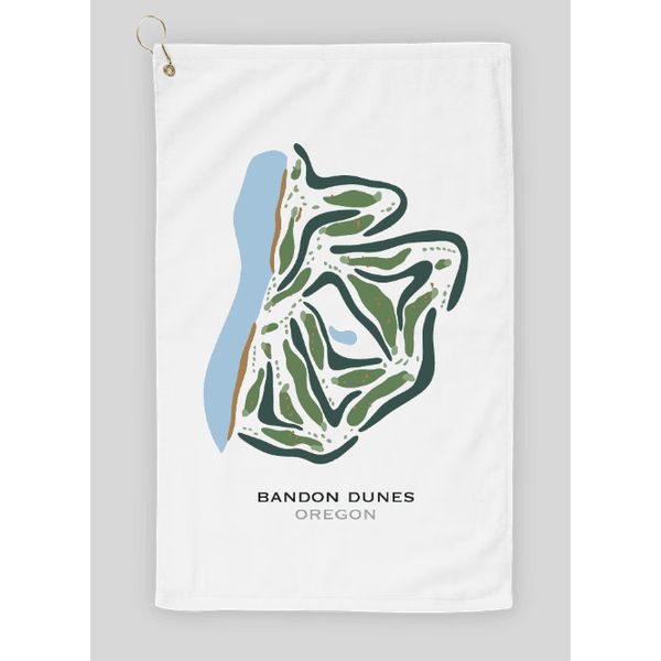 TPC Sawgrass Golf Course, Ponte Verda Beach Florida - Printed Golf Courses - Golf Towel / 16x20 Inches / No Option Available