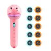 Kids Flashlight,Kids Projector Light | 80 Cartoon Patterns Educational Slides for Shadow Play Handheld Torch Lamp