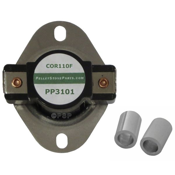 QUADRAFIRE-HEAT-N-GLO  Blower Fan Temp Sensor Switch  [PP3101]    107-531
