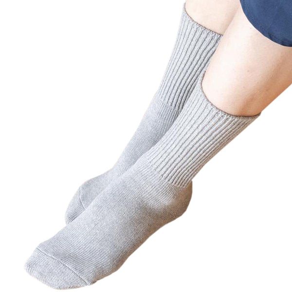 Bedrock Bathing Socks (Thick) Unisex Thermal (Gray) 2600-K-B, gray