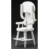 Classics by Handley Dollhouse Miniature High Chair, White