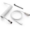 GUNMJO Pro Custom Coiled USB C Cable for Gaming Keyboard Double-Sleeved Mecha