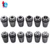 12Pcs ER16 1/32"-3/8" Spring Collet Set For CNC Milling Lathe Tool
