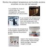 USB Thermometer USB Computer Temperature Sensor Data Logger Temperature Alarm Waterproof TX Temperature Probe for PC Laptop Computer Room