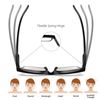 ZXYOO 6 Pack Oversize Square Design Reading Glasses for Women, Blue Light Blocking Computer Reader（6 pack Mix +1.75）