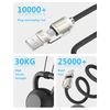 RAVIAD 4 in 1 Charging Cable, Multi 3A USB Type C Cable, iPhone Charging Cable, 60W PD USB C Lightning Cable, USB-c, Fast Charging, Type c Cable, Type c Lightning for iPhone