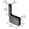 CRL PPH03MBL Matte Black Prima 03 Series Wall Mount Hinge
