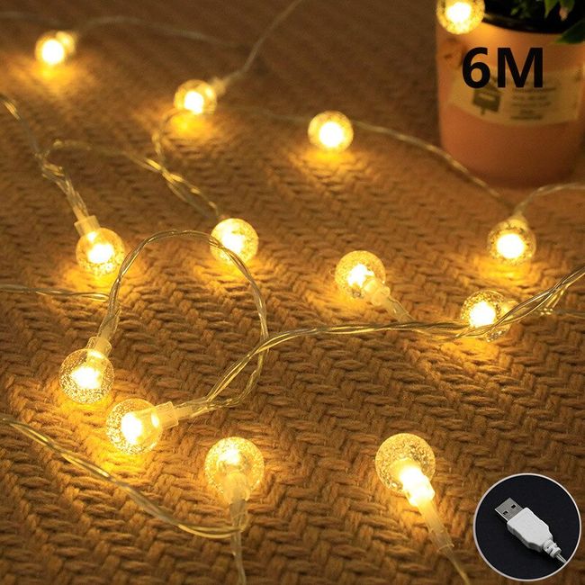 6M Outdoor Camping Atmosphere Lights Camping Tent LED Lighting