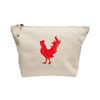 Flox Creative Makeup Bag Red Rooster Natural