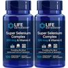 Life Extension Super Selenium Complex 200 mcg&Vitamin E,100 Veg Caps (Pack of 2)