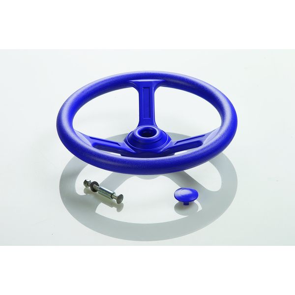Plastic Playset Steering Wheel | Purple | Compatible w/ Most Wooden Playsets | Easy to Install | Hardware & Instructions Included | DIY Swingset Accessories | Backyard Playground | Imaginative Play