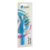 MIRADENT Interd.Pic-Brush Intro Kit 1H+4B.tra.blau 1 St