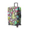 Periea Luggage Covers for Suitcases – Suitcase Cover – Premium Elasticated Material – Small, Medium, Large or Extra Large (Medium, Cactus)