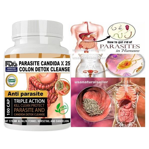 Worm parasite cleanse colon support anti worm detox clean support fungus colon