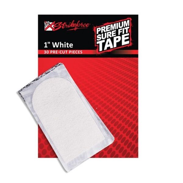 (2 Pack) KR Strikeforce Sure Fit Bowling Thumb Insert Tape 1" White 30 Piece