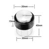 Round Solid Door Stop 30 x 40mm Satin Stainless Steel Fixing & Wall Plug Included