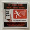 Motion Detection Camera Smart Phone Security Stickers / 2 Pack + FREE Shipping