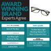Prospek Blue Light Glasses Men, DYNAMIC (No Magnification) - High Optical Quality Lenses - Regular Size
