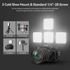 SmallRig P108 RGB Video Light 2500mAh Rechargeable On-Camera Video Light Panel