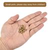 sourcing map M4 x 4mm(L) x 5mm(OD) Female Thread Brass Knurled Threaded Insert Embedment Nuts, 150Pcs