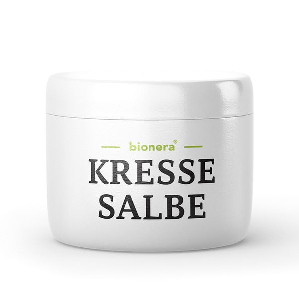 Bionera® Kressesalbe - Das Original für reife Haut | Wunderwaffe gegen Altersflecken und Pigmentflecken | Feuchtigkeitsspendender Kressewirkstoff | Bekämpft Hyperpigmentierung | Made in Germany(100ml)