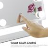 Makeup Mirror Hollywood Table Top Vanity Mirror with 12 LED Dimmable Bulb