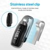 EEweca 2-Pack Clip Case Accessory for Fitbit Inspire 3/Inspire 2, Black+Soft Pink