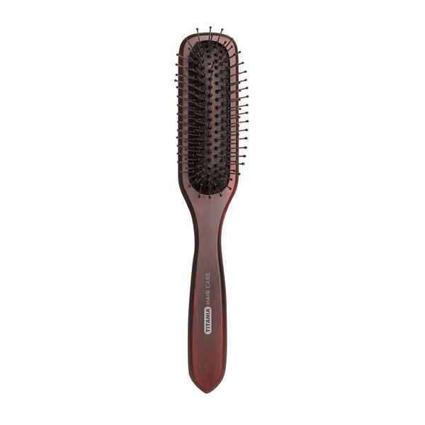 TITANIA Oval Massage Brush Large Wood Brown