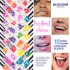 Blossom Scented Roll on Lip Gloss, Infused with Real Flowers, Made in USA, 0.20 fl. oz./5.9ml, Coconut
