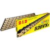 D.I.D Chain Transmission 520 vx3 Gold/Black 120 Link