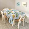 Walmsco Tablecloth White Daisy Flowers Decor For Dining Room Kitchen Rectangular Table Cover 132 * 178cm