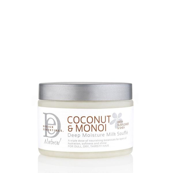 Design Essentials Deep Moisture Milk Souffle, Coconut & Monoi Collection, 12 Oz