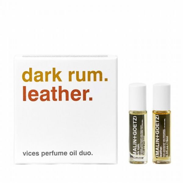 [Meline &amp; Getz] Visis Perfume Oil 9ml Duo (Dark Rum &amp; Leather)