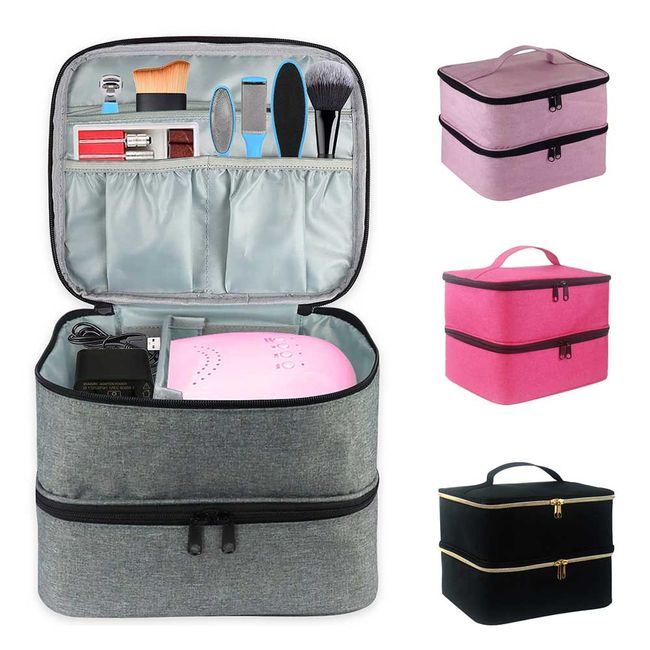 Portable Nail Polish Organizer Storage Box Makeup Organizer