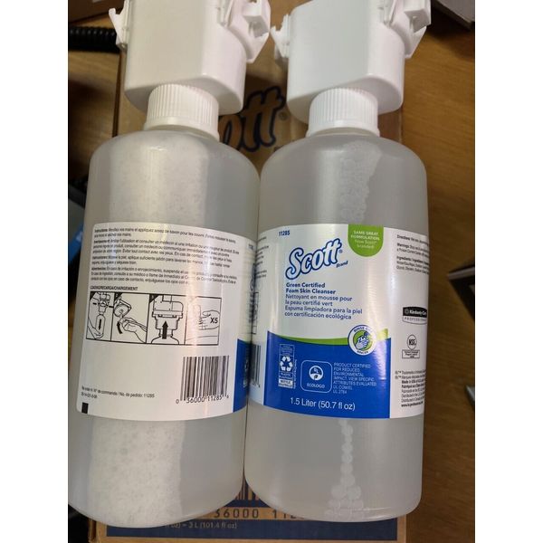 Scott Unscented Green Certified Foaming Hand Soap Under-Counter Bottle (2-Pack)