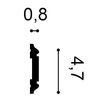Orac Decor PX144 AXXENT panel moulding