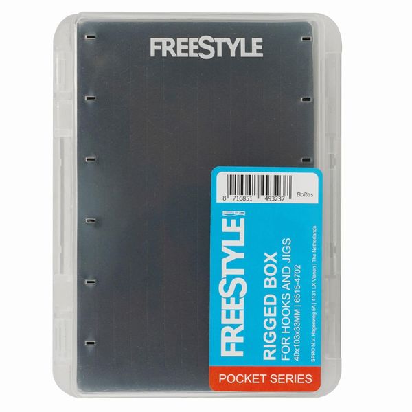 Spro Freestyle Pocket Box Rigged 140 x 105 x 33 cm - Tackle Box, Accessory Box, Bait Box