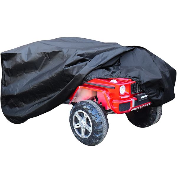 TOHONFOO Kids Ride-On Toy Car Cover, 55 x 35 x 31inch Outdoor Water Resistant Protection Cover Power Wheels Cover Waterproof for Children Wheels Toy Electric Car Universal Fit