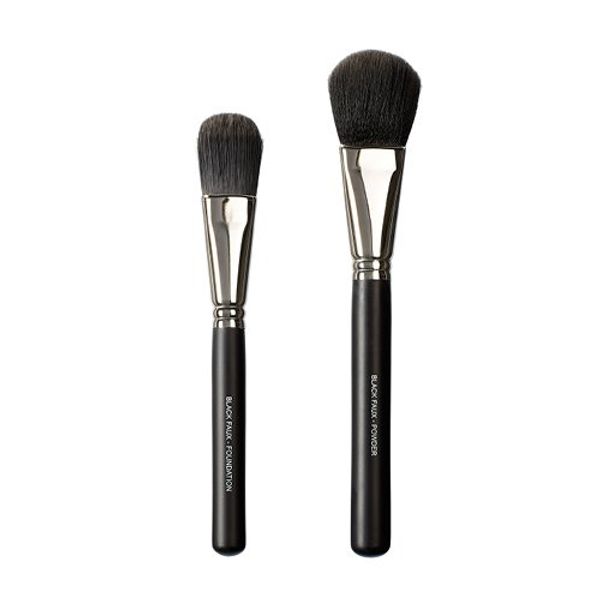 VEGAN LOVE schwarz Faux Brush Set Duo BKF75, 2 Stück