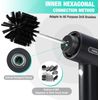 Electric Spin Scrubber Cordless Cleaning Brush with 8 Replaceable Heads 3 Speeds