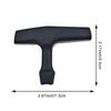 4PCS Pull Cord Handle, Gasoline Engine Starter Handle Grip, Recoil Starter Pull Handle for Lawn Mower, Trimmer Generator, Chainsaw, Brush Cutter Engine Part