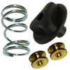 SPARES2GO Universal Nylon Head Spring Fixing Kit Brushcutter Strimmer Trimmer