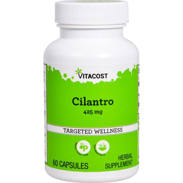 Vitacost Cilantro (Coriander) -- 425 mg - 60 Capsules