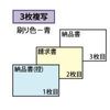 Hisago BS635K Packing Notes (Bound Type), Horizontal 3 Copies, Classification Compatible, 50 Pairs