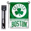 WinCraft Boston Celtics Garden Flag with Stand Holder