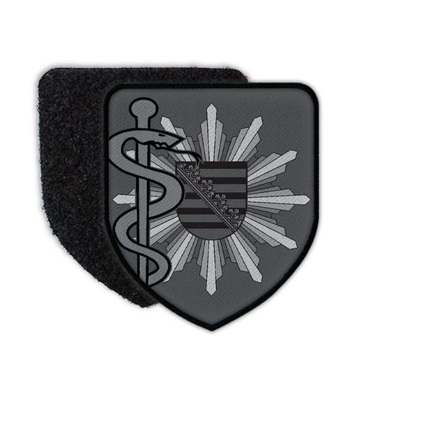 Copytec Patch Police Doctor Saxony Camouflage Version Police Badge Doctor #34686