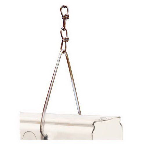 Metalux AYC-CHAIN/SET-U Chain Set with S Hooks (Set of 2), 36"
