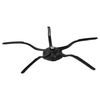 vhbw Side Brush Compatible with Roborock Q7 Max+, Max Robot Vacuum Cleaner - Black